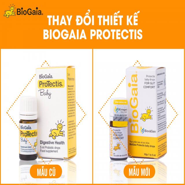 Thông báo: Thay đổi mẫu mã vỏ hộp BioGaia Protectis từ 01/2019